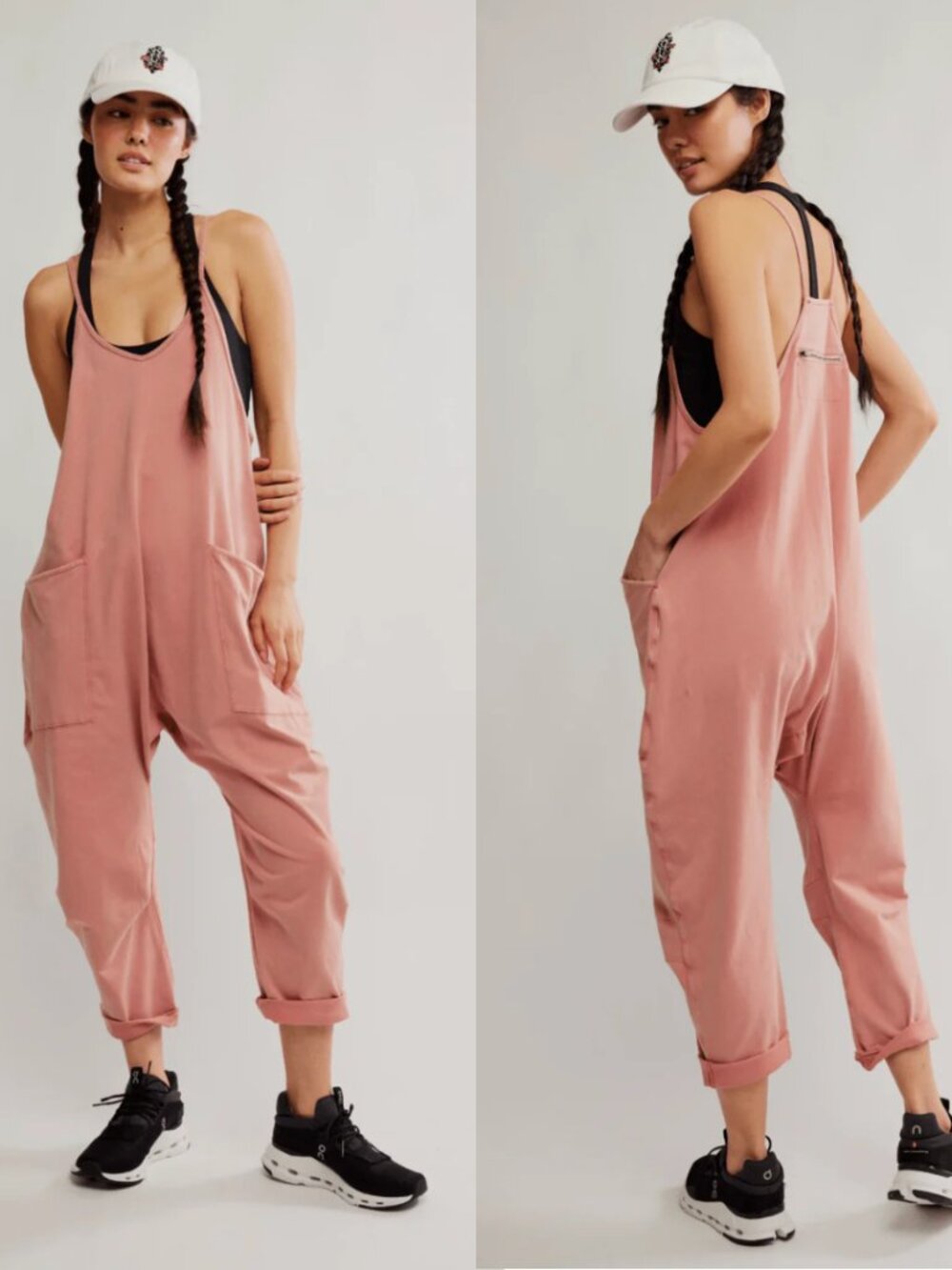 FP Movement Hot Shot Onesie Jumpsuit Petal Pink NWT Size Large Altheisure Sporty
